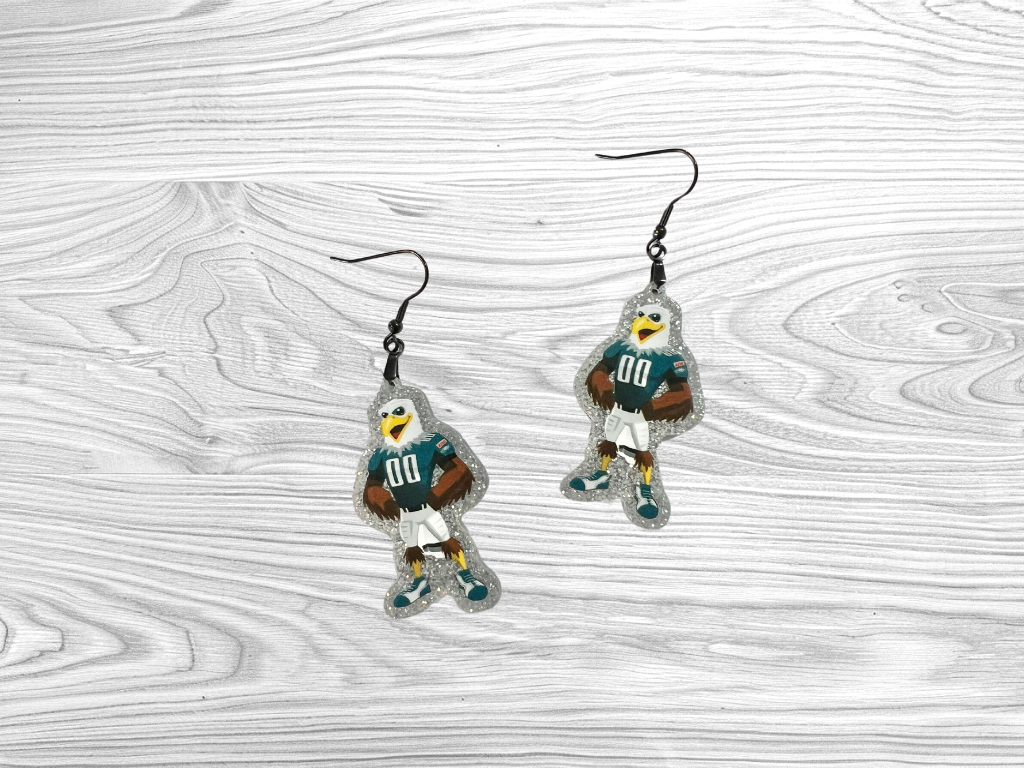 Philadelphia Eagles Swoop Earrings