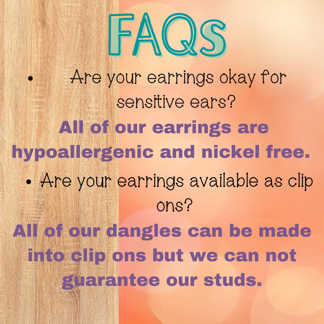 First Grade Teardrop Beaded Earrings