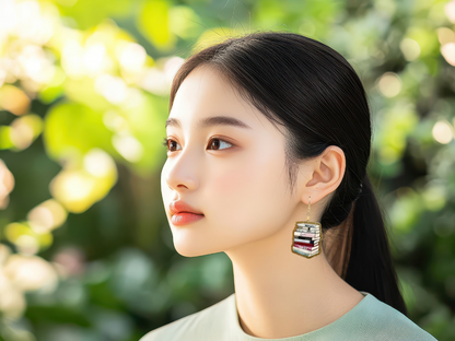 TS Eras Books Earrings