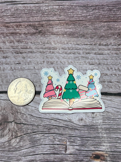 Christmas Tree Book Sticker