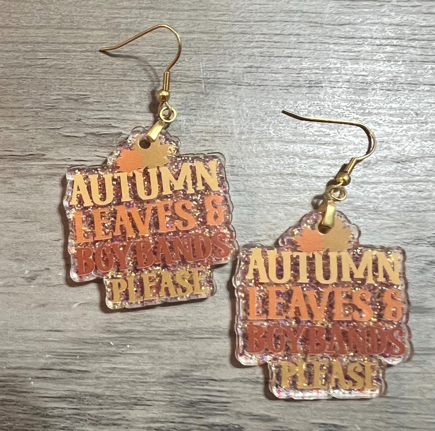 Autumn Boy Band Earrings