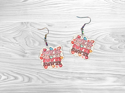 Swiftie Conversation Hearts Earrings