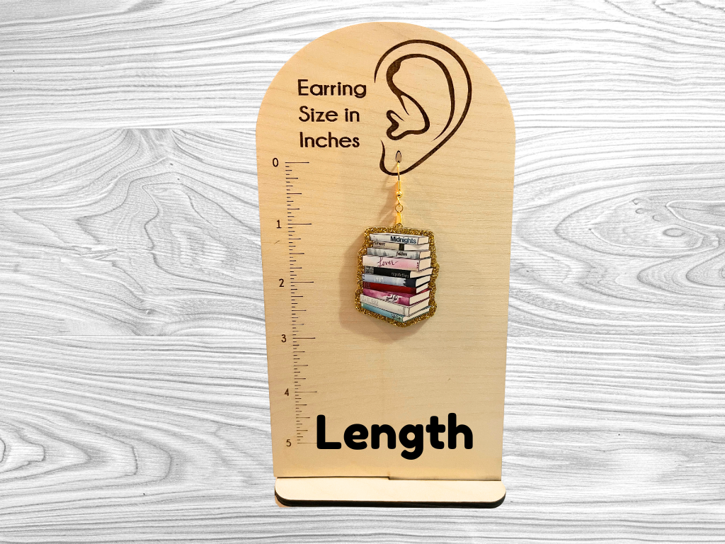 TS Eras Books Earrings