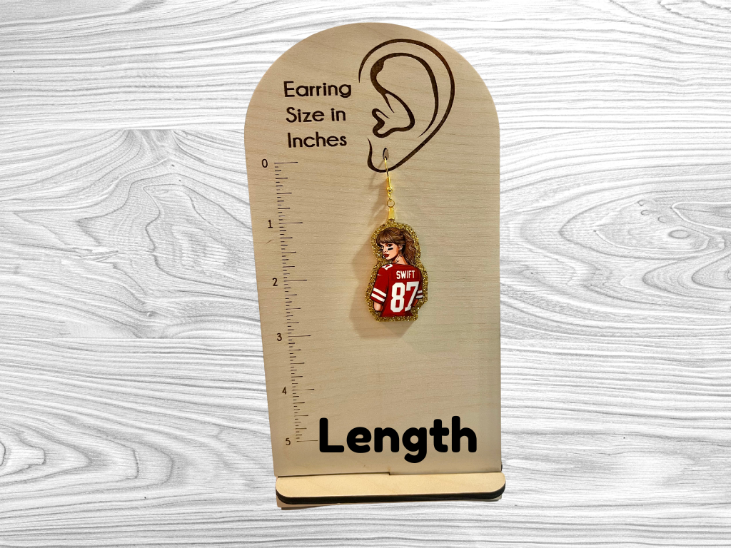 Swiftie 87 Football Earrings