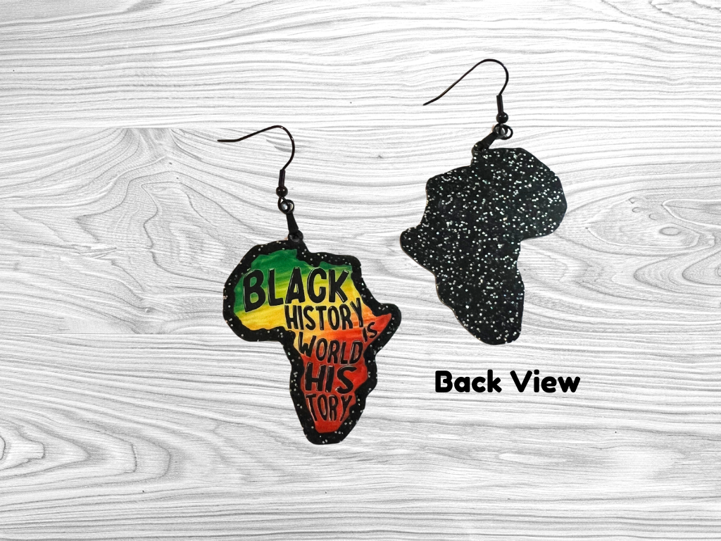 Black History is World History Earrings