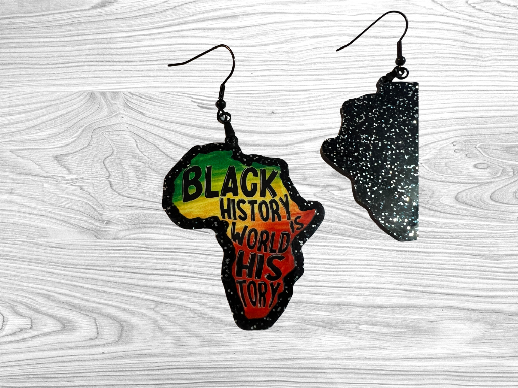 Black History is World History Earrings