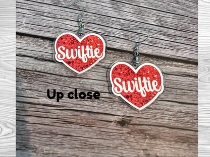 Swiftie Heart Earrings