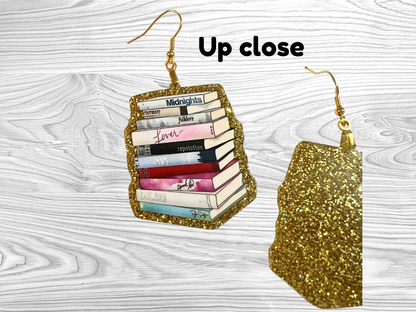 TS Eras Books Earrings