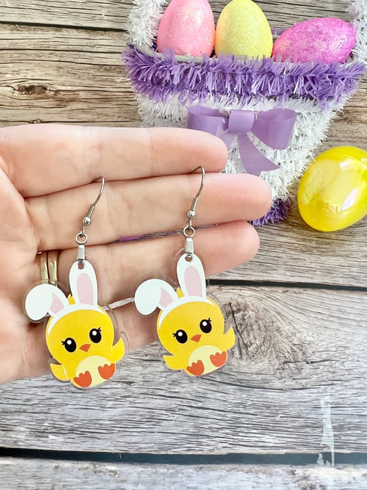 Baby Chick Earrings