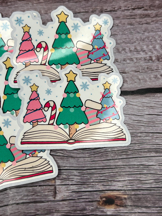 Christmas Tree Book Sticker