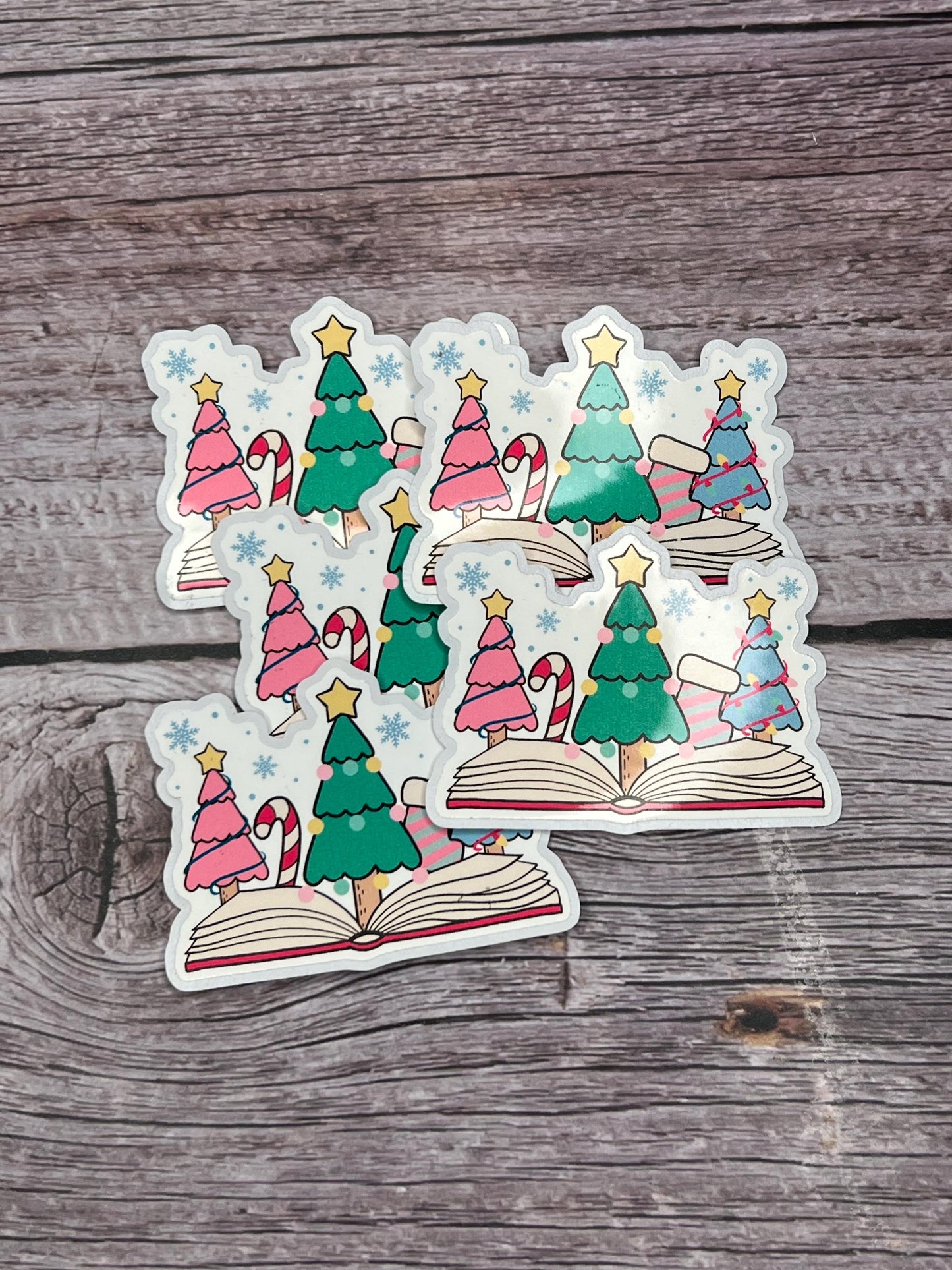 Christmas Tree Book Sticker