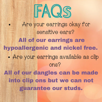 Kindergarten Teacher beaded Earrings